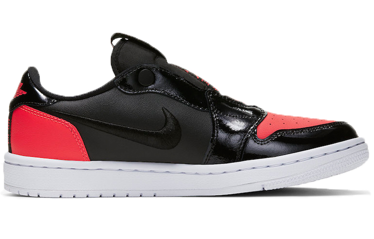 Jordan 1 Low Slip Black Hot Punch Women’s