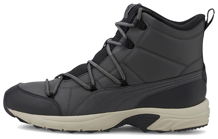 PUMA Axis Mountaineering & Hiking Shoes Men's High Top Black/Khaki