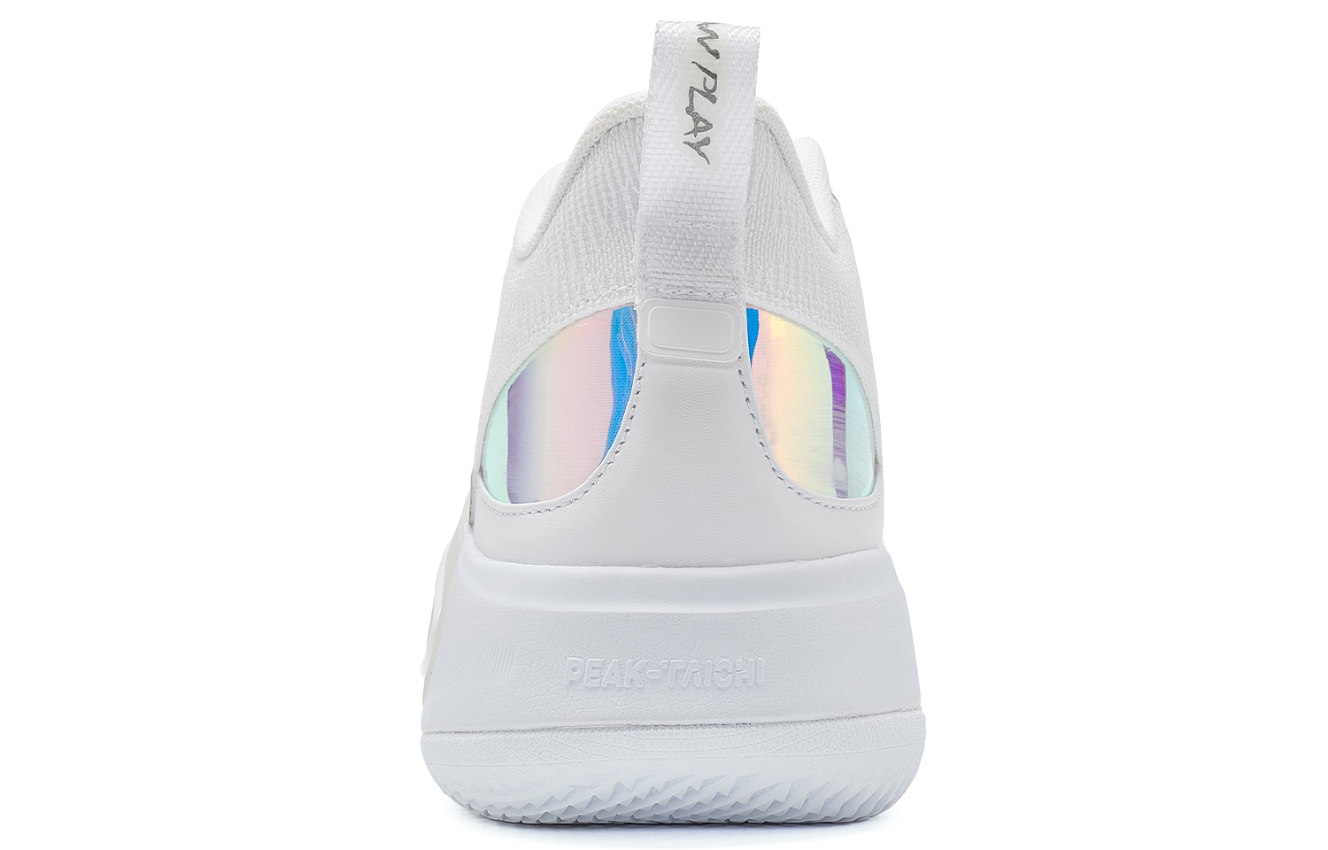 PEAK State Extreme Triangle 2.0 Textile, Synthetic Leather Mid top Basketball Shoes Men's White
