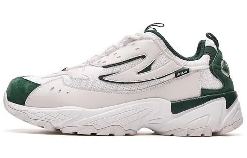 FILA Chunky Sneakers Men's Low Top Rain Mist Gray/Green