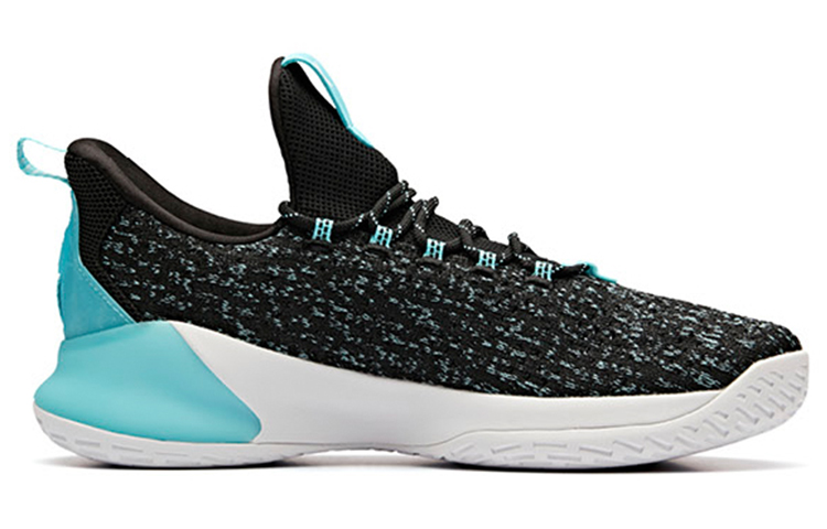 Anta Light Cavalry 4 Slip Resistant Abrasion Resistant Low top Basketball Shoes Men’s Black Blue White