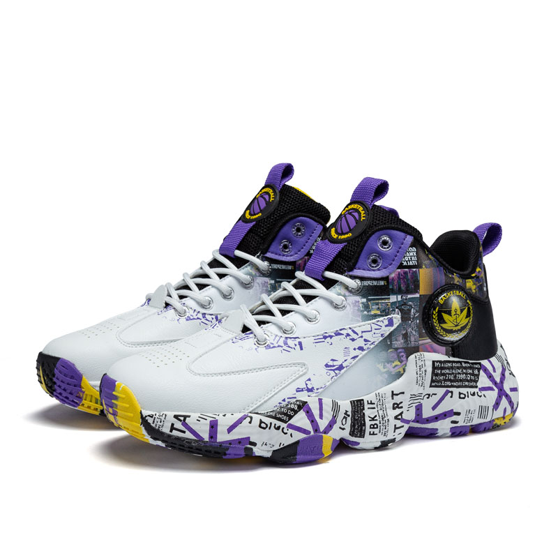 DEVIL AND ANGEL Cushioning Slip Resistant Abrasion Resistant Low top Vintage Basketball Shoes Unisex