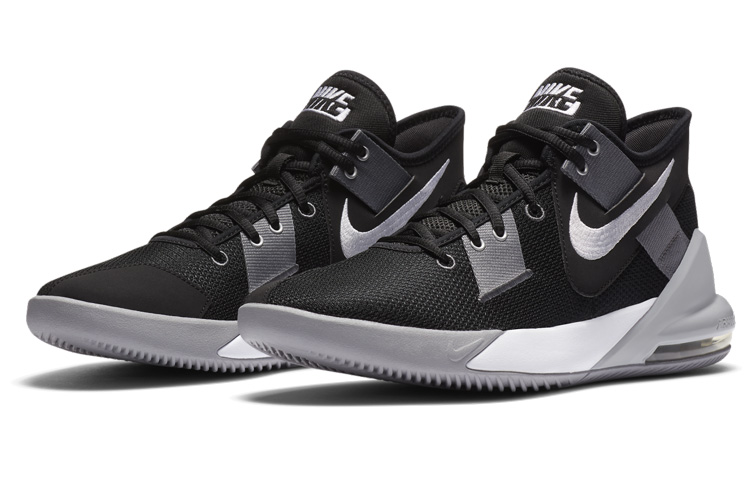 Мужские кроссовки Nike Air Max Impact 2 (черно-серые) — Чёрный / серый — фото 3