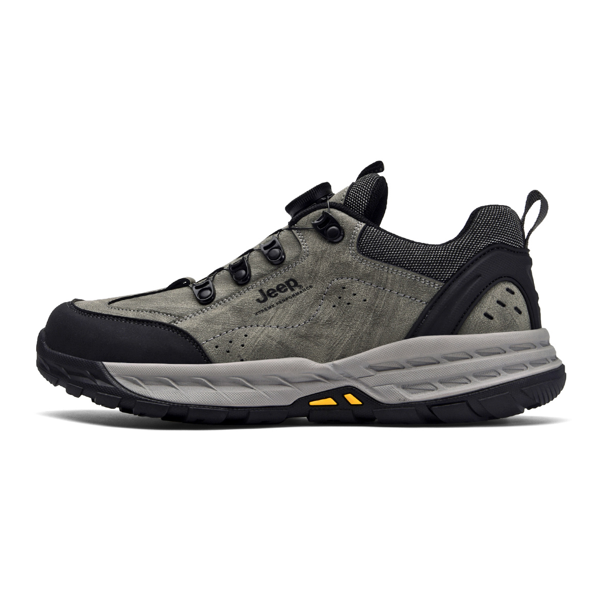Jeep Mountaineering & Hiking Shoes Men’s Low Top Gray/Khaki/White