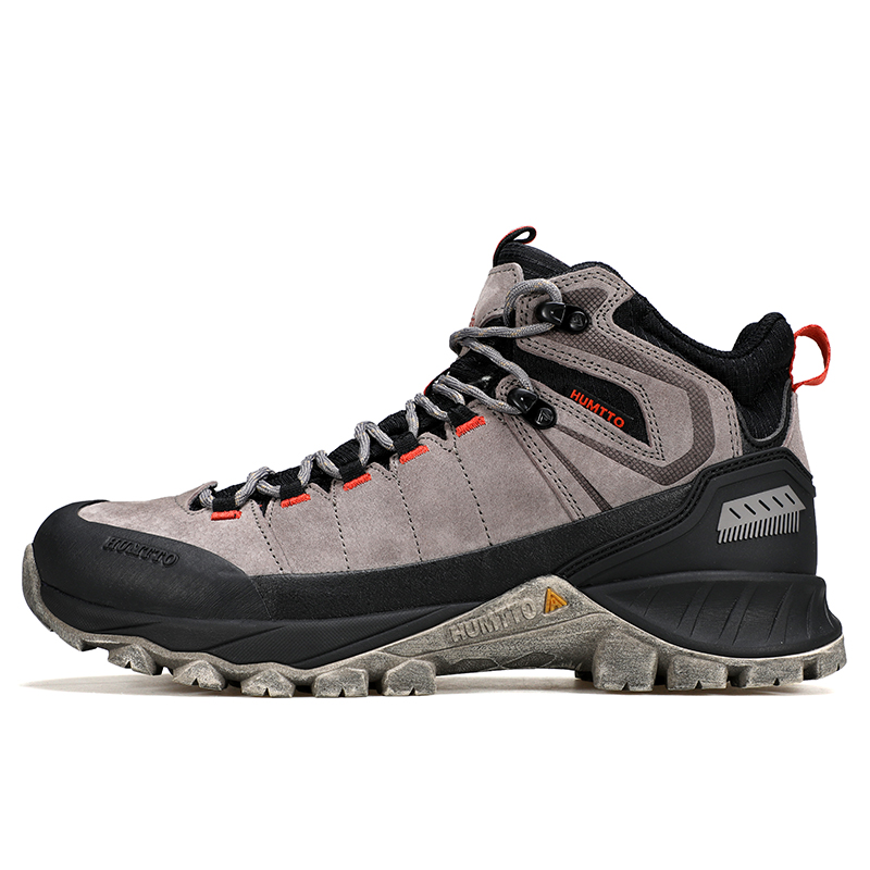 HUMTTO Cushioning Slip Resistant Abrasion Resistant High top Hiking Shoes Men’s