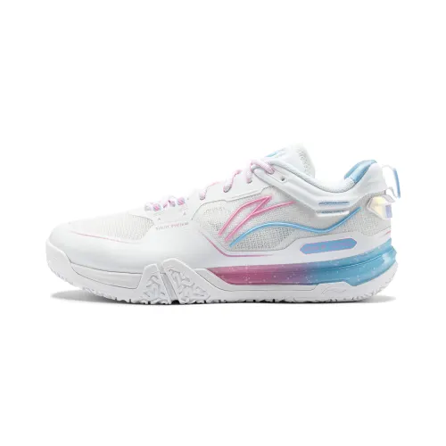 Li Ning Saga ⅢPRO Synthetic Leather Slip Resistant, Abrasion Resistant, Breathable, Support, Balance Low top