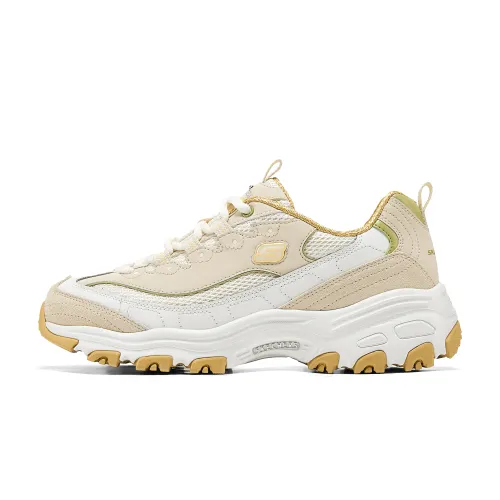 Skechers Sports Life Collection Height Increasing Lightweight Low top Chunky Sneakers Women's Ecru