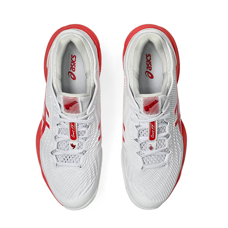 ASICS Court Ff 3 Novak White Electric Red