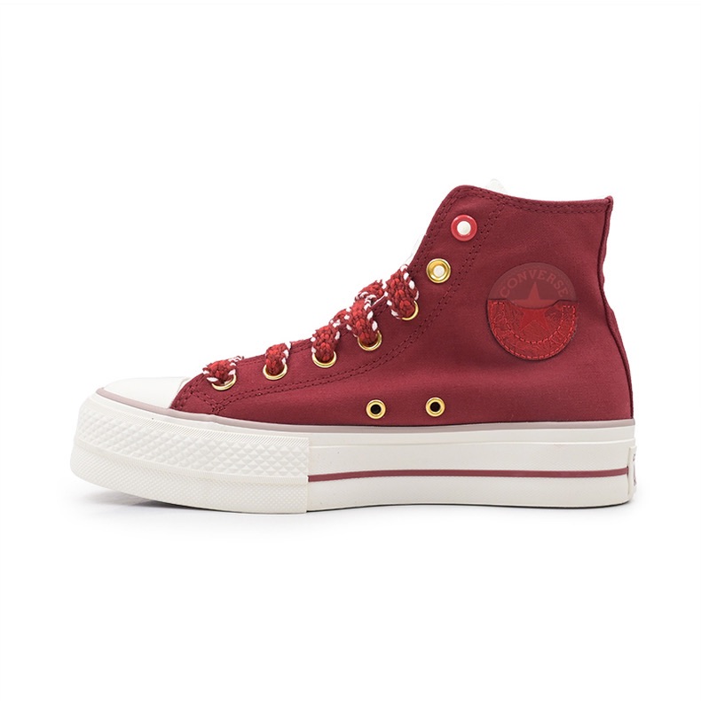 Женские кеды Converse Chuck Taylor All Star Lift (красные)