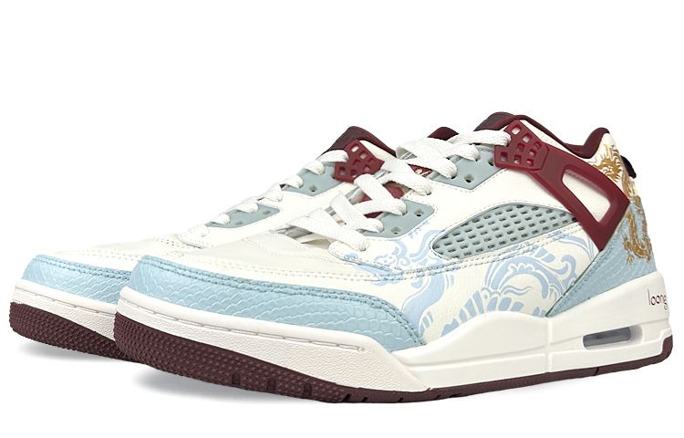 Jordan Spizike Mid top Vintage Basketball Shoes Men’s Blue White