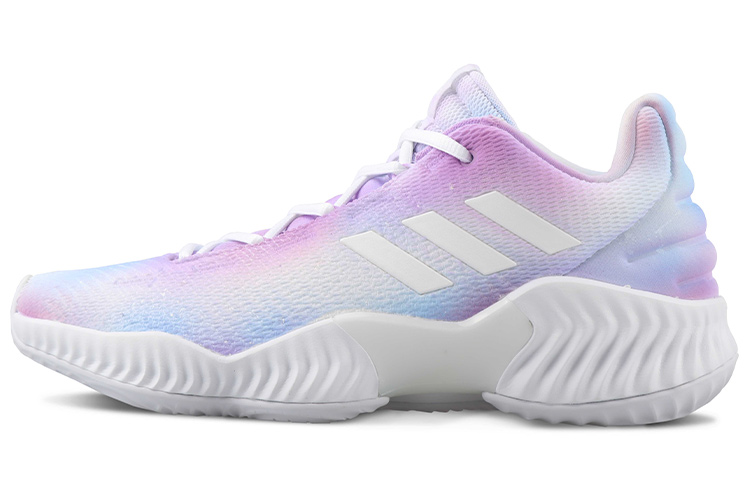 Adidas Pro Bounce 2018 Comfortable Fabric Slip Resistant Abrasion Resistant Slip Resistant Abrasion Resistant Low top