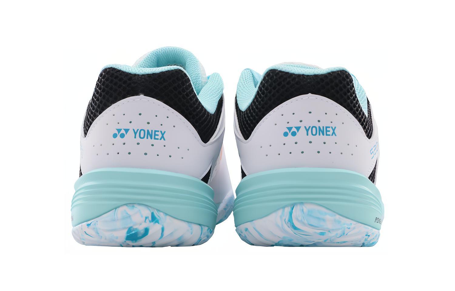 YONEX 520 Badminton Shoes Unisex Low Top White Orange