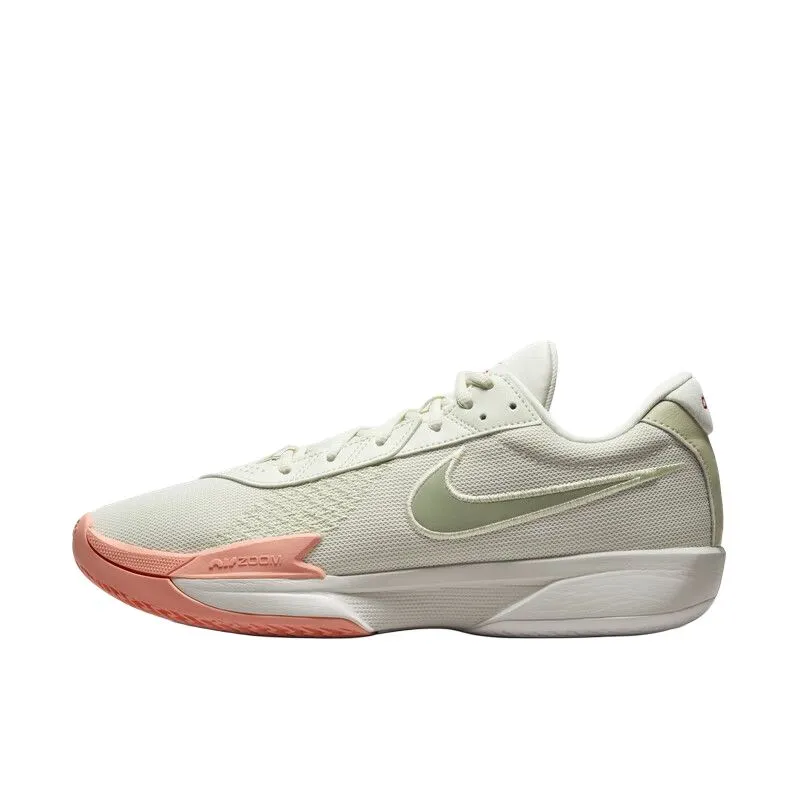 Nike Air Zoom G.T. Cut Academy Slip Resistant Abrasion Resistant Low top Basketball Shoes Unisex Light Olive Green
