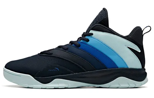 Anta ENDLESS FIRE Comfortable Pu Cushioning Slip Resistant Abrasion Resistant Mid top Basketball Shoes Men's