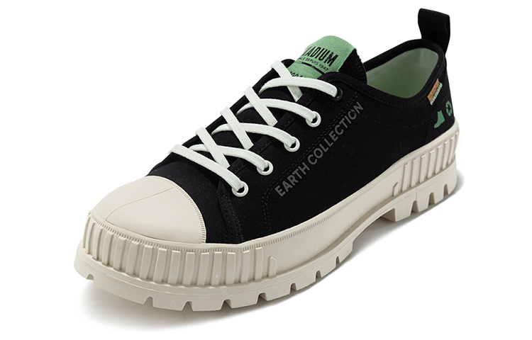 Palladium Classic And Versatile Slip Resistant, Abrasion Resistant, Breathable Low top Canvas Shoes Unisex Black