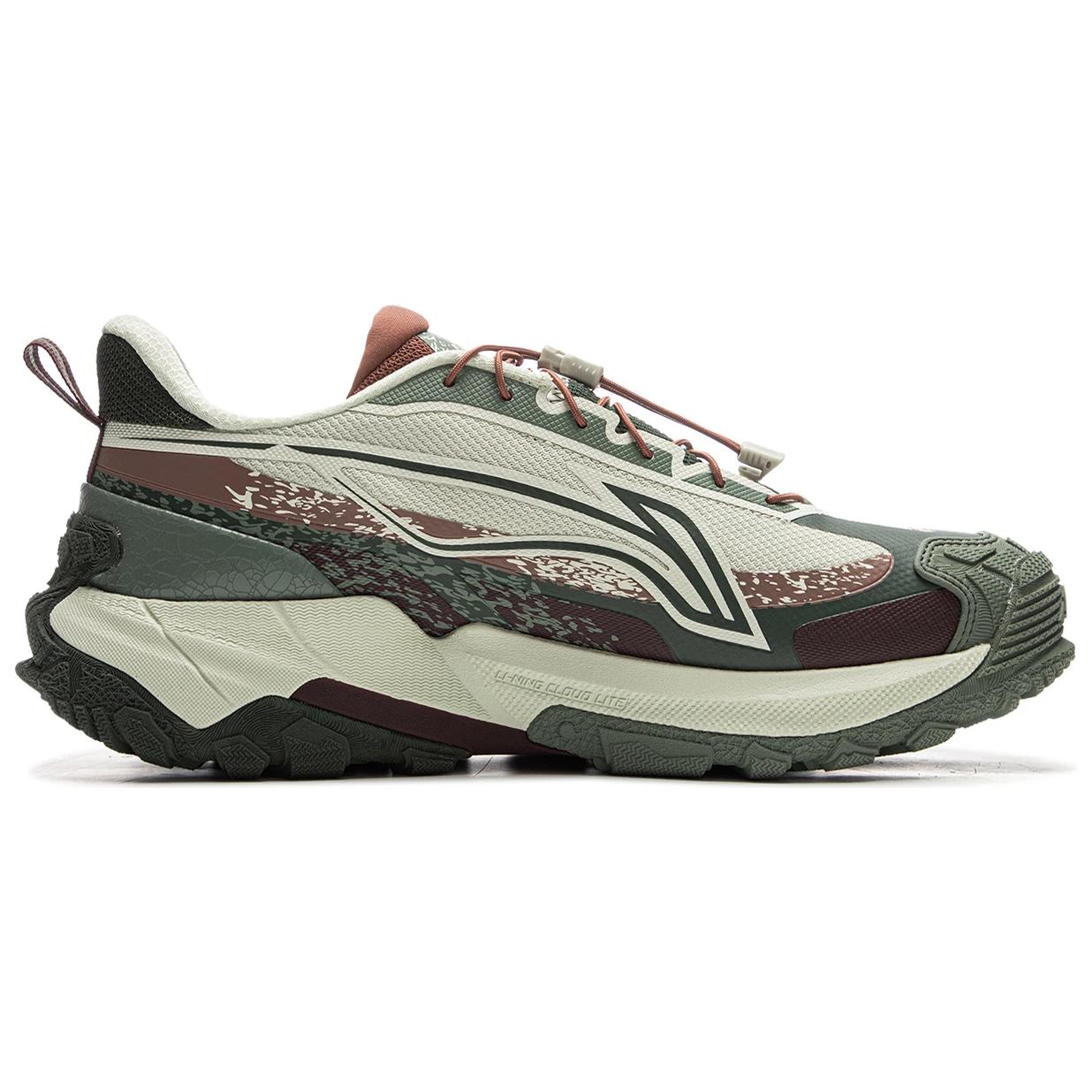 Li Ning Outdoor CF Tracing, Yijie 2.0 Support Abrasion Resistant And Slip Resistant Low top Outdoor Hiking Shoes Unisex