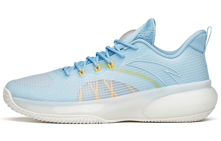 Anta Cement Killer Cement Killer, Light Bubble Collection Low top Performance Basketball Shoes Men's Waterfall Blue