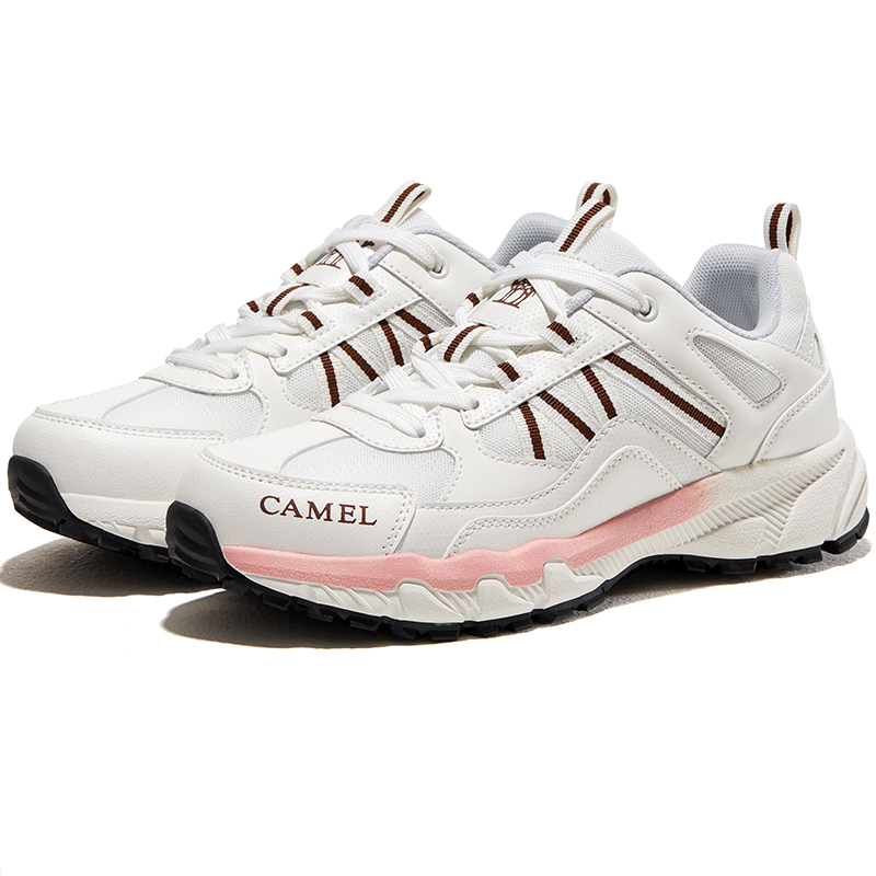 CAMEL Coiled Dragon 2.0 Mesh Slip Resistant Abrasion Resistant Waterproof Low top Casual Shoes Women’s White Pink Black
