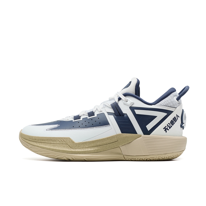 XTEP Spirit Strike 3.0 Abrasion Resistant Support Low top Basketball Shoes Men’s Ink Teal Classic White