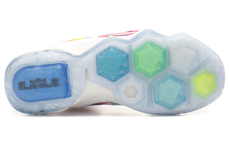 Мужские кроссовки Nike Lebron 12 EXT (белые) — фото 5
