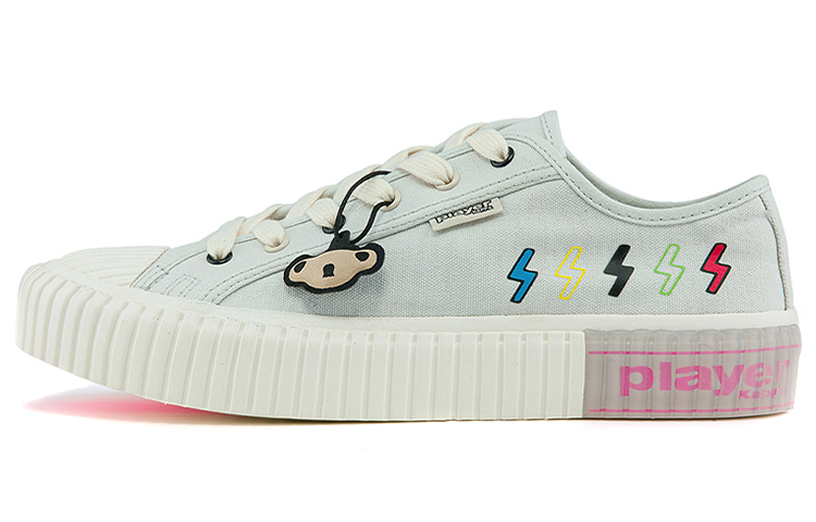 Kappa Player Collection Abrasion Resistant Abrasion Resistant Low top Canvas Shoes Women's Glacier Gray