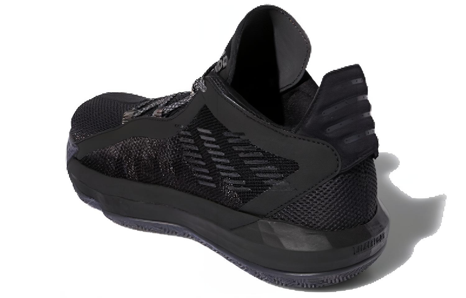 Мужские кроссовки adidas D lillard 6 (черный) — фото 3