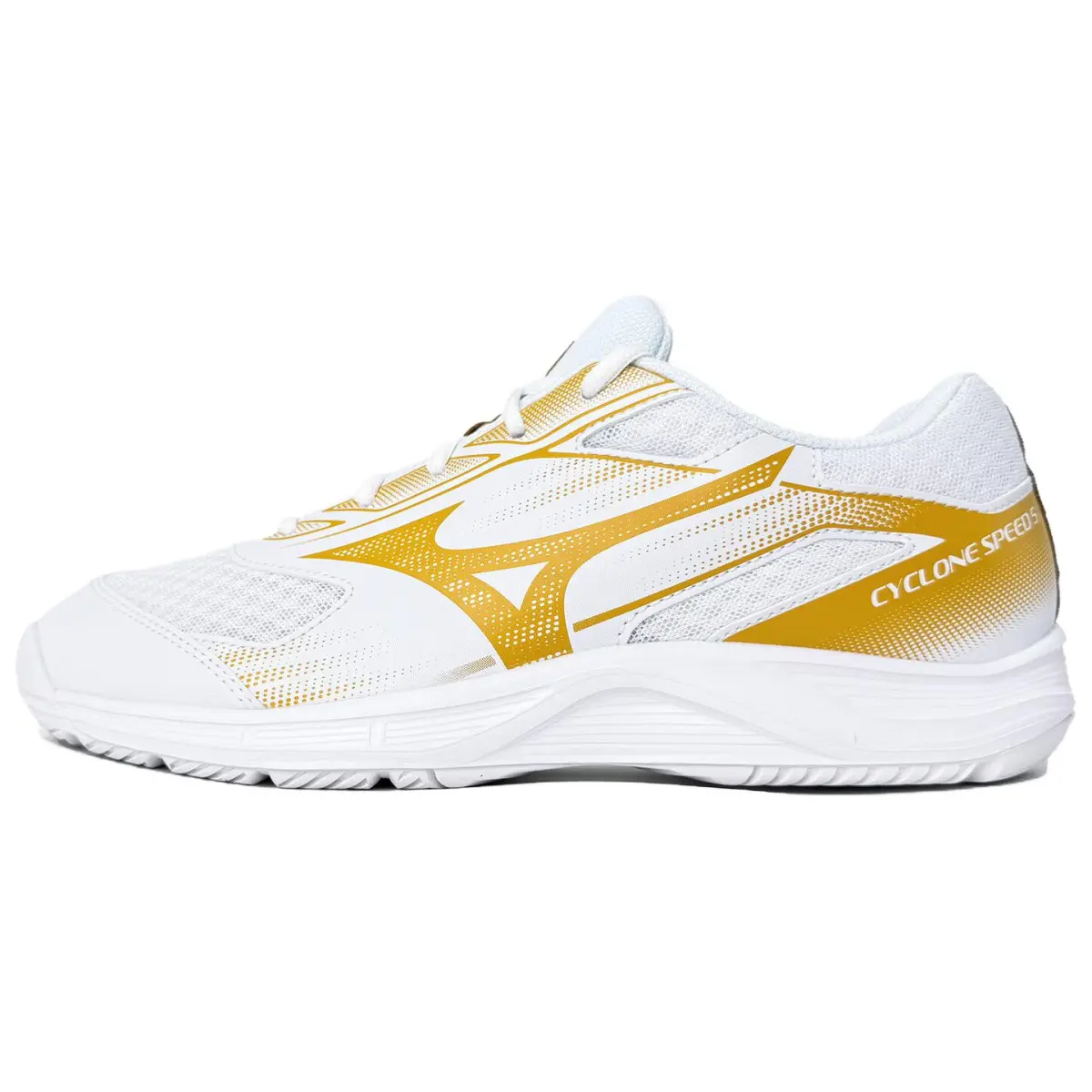 Mizuno Cushioning Breathable Balance Impact Resistant Low top Training Shoes Unisex White Yellow