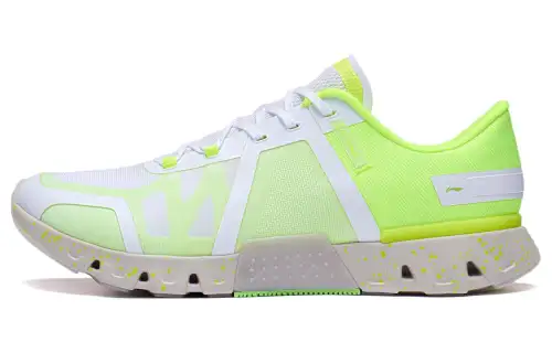 Li Ning Antelope Spirit Cushioning Slip Resistant Abrasion Resistant Low top Training Shoes Women's Green White