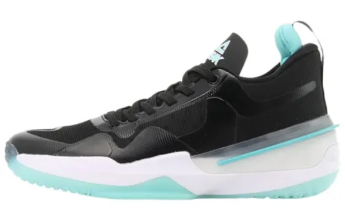 PEAK Flash 3 Cushioning Slip Resistant Abrasion Resistant Low top Basketball Shoes Men's Black Blue