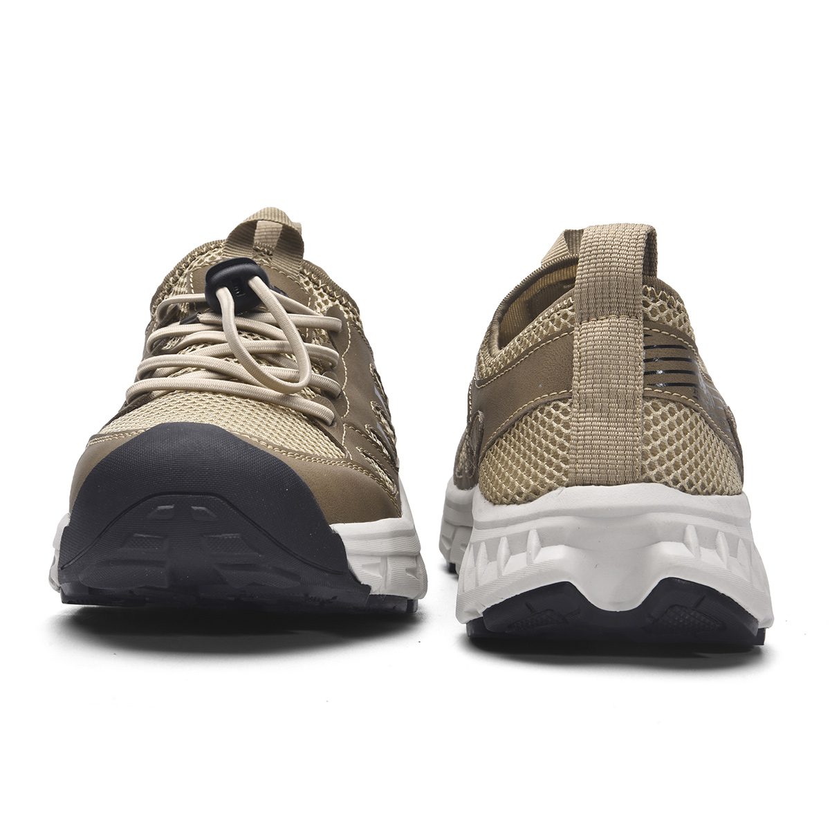 Jeep Textile, Top Grain Cow Leather Comfortable Round Toe Abrasion Resistant Breathable Low top