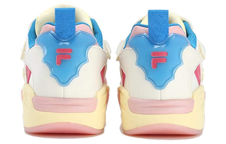 FILA FUSION Lifestyle Basketball Heritage Sneakers ‘White Blue Pink’ Women’s