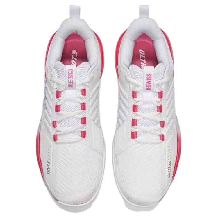 K·SWISS Fabric Low top Tennis Shoes Men’s White Red