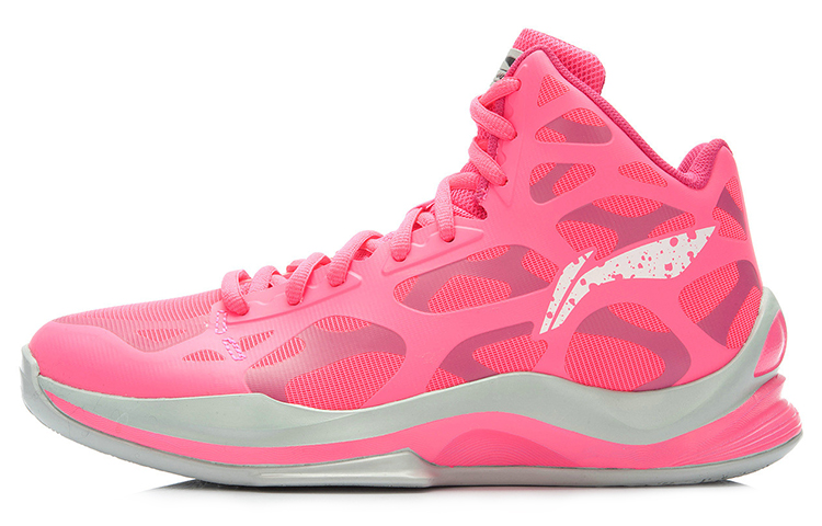 Li Ning SONIC 3 Mesh Slip Resistant Coverage Support Cushioning Coverage Support Cushioning High top Basketball Shoes