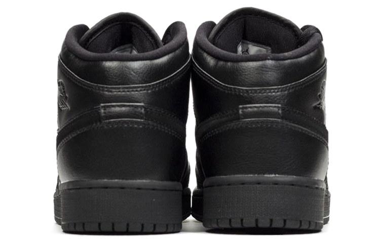 Jordan 1 Mid GS Deep Black
