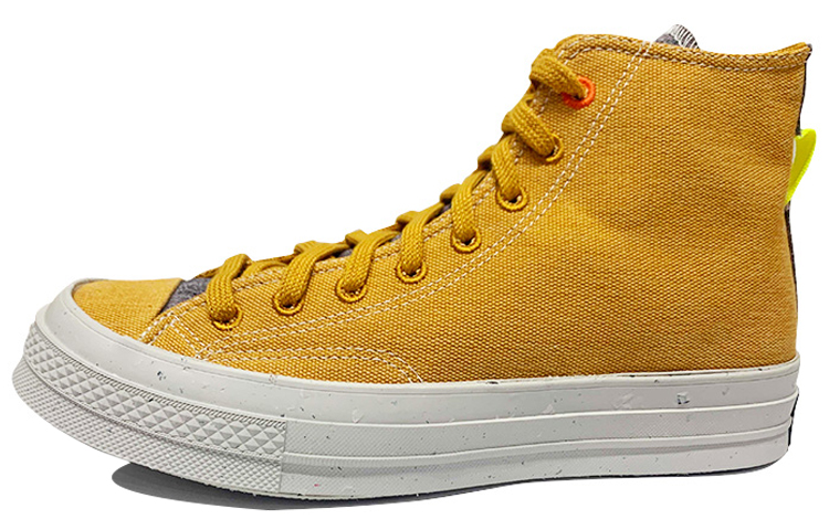 Converse Chuck Taylor All Star 1970s high Chuck 70 trendy and comfortable high-top canvas shoes for men and women, yellow
