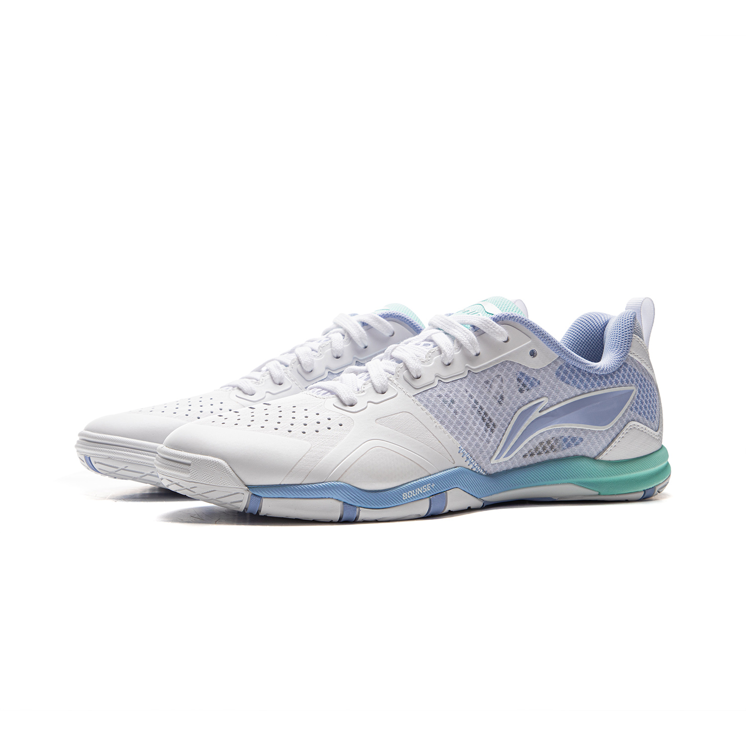 Li Ning Hawkeye 2.0 PRO Cushioning Slip Resistant Abrasion Resistant Low top Training Shoes Unisex White Purple