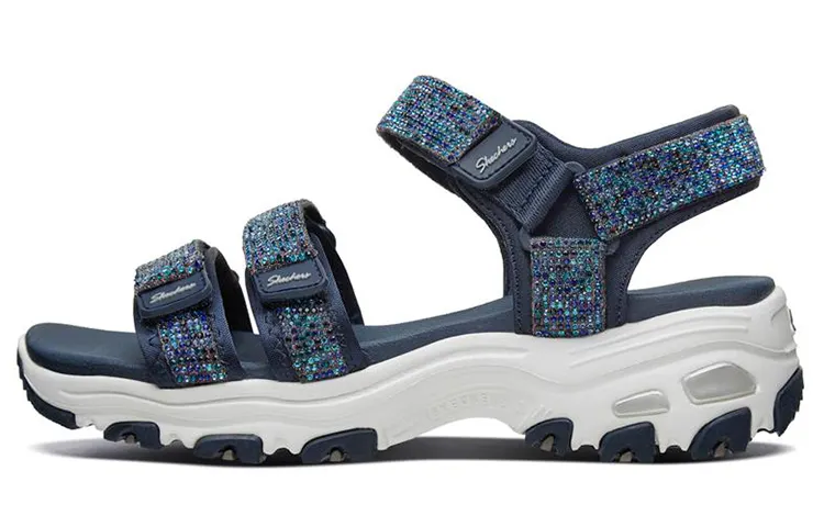 Skechers Beach Sandals Women's Marine Blue/Multicolor