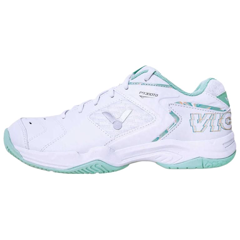 VICTOR 9200TD Slip Resistant Abrasion Resistant Low top Badminton Shoes Unisex White Green