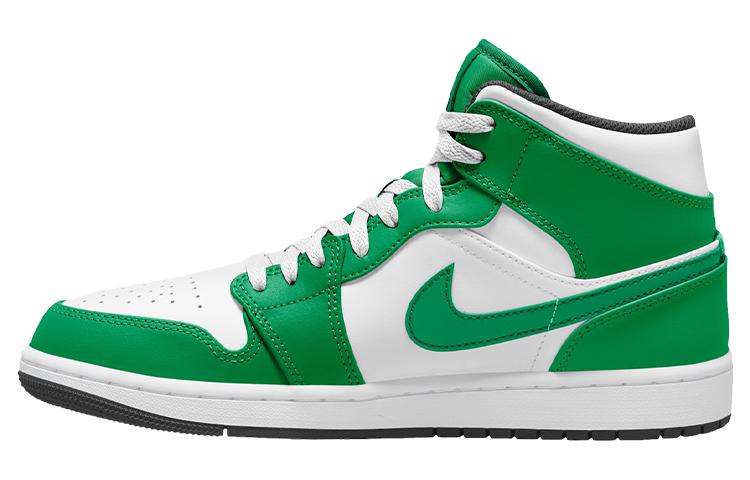 Мужские кроссовки Jordan Air Jordan 1 (белыйзеленый)