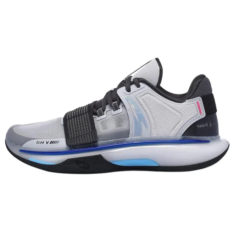 Anta GH5 Cushioning Breathable Low top Basketball Shoes Men's Gray
