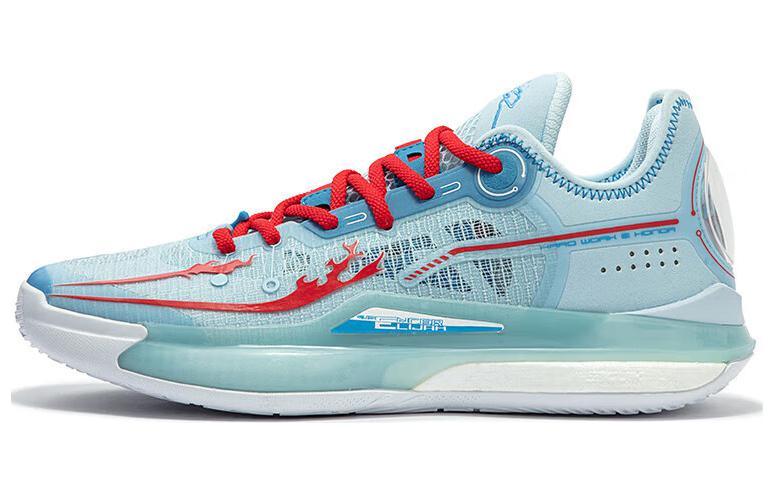 361° DVD2 Basketball Shoes Men’s Low Top Glacier Blue/Virtual Red
