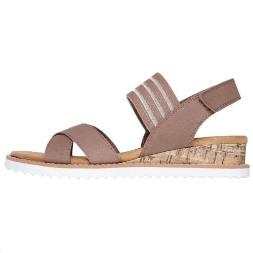 Skechers DESERT KISS Beach Sandals Women's Light Brown