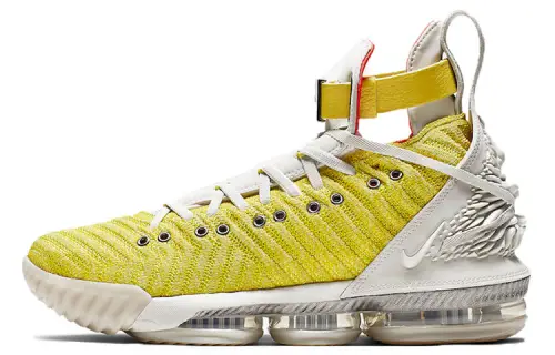 Nike LeBron 16 Hfr Harlem Stage 16 'Bright Citron Light Bone Habanero Red'