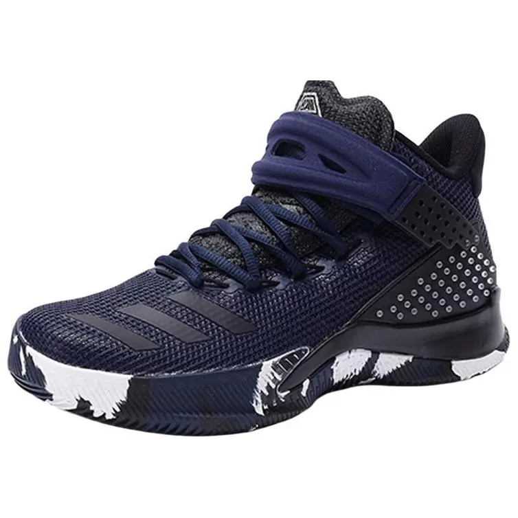 Adidas Ball 365 Slip Resistant Abrasion Resistant Low top Basketball Shoes Men's Navy Blue