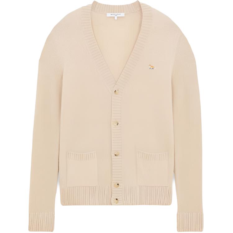 Мужской свитер Maison Kitsune с лисой (песочный)