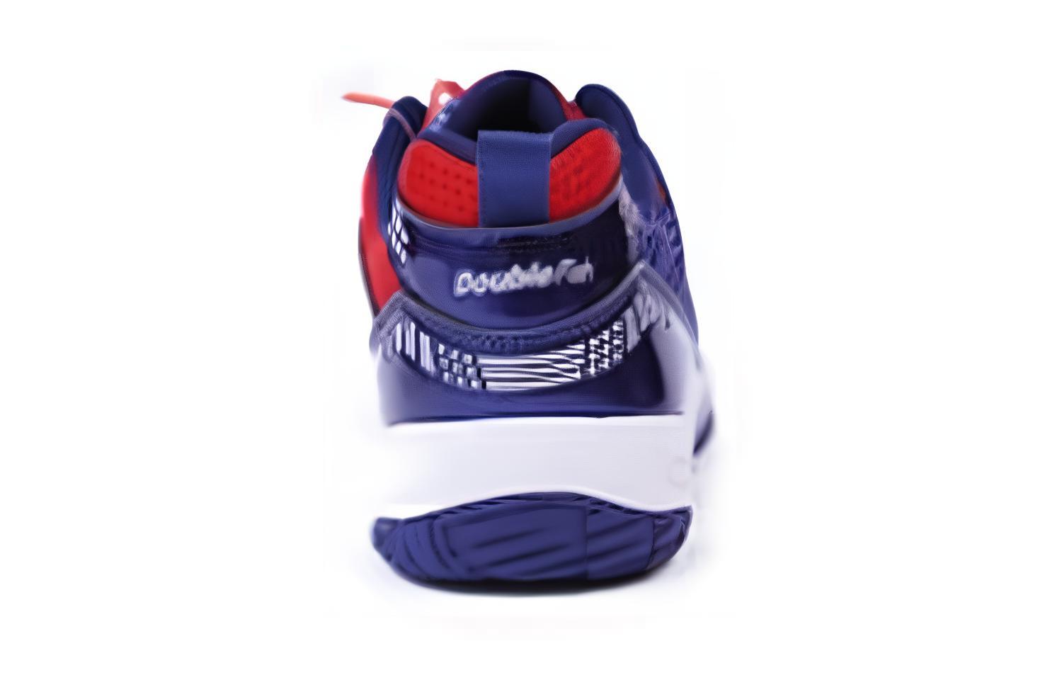 DOUBLEFISH Slip Resistant Abrasion Resistant Low top Badminton Shoes Unisex Blue