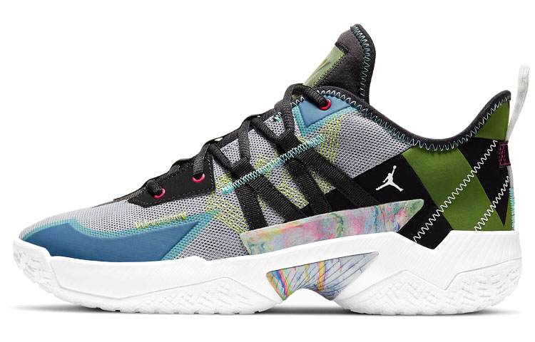 Air Jordan Westbrook One Take 2 'Wolf Grey Aurora Green'