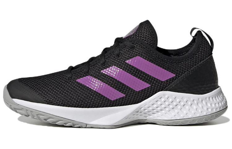 Adidas Courtflash Comfortable Abrasion Resistant Low top Tennis Shoes Women's Black