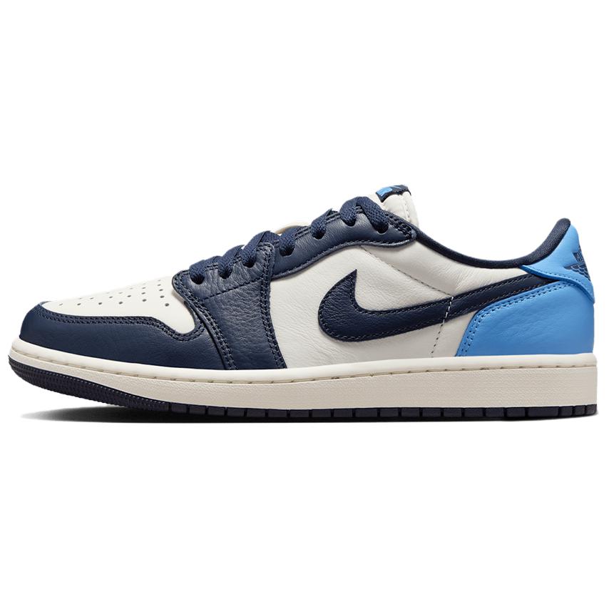 Мужские кроссовки Jordan Air Jordan 1 Obsidian (черно-бело-синие)