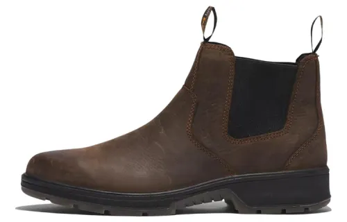 Timberland Nashoba Casual Ankle Length Chelsea Boots Brown Black